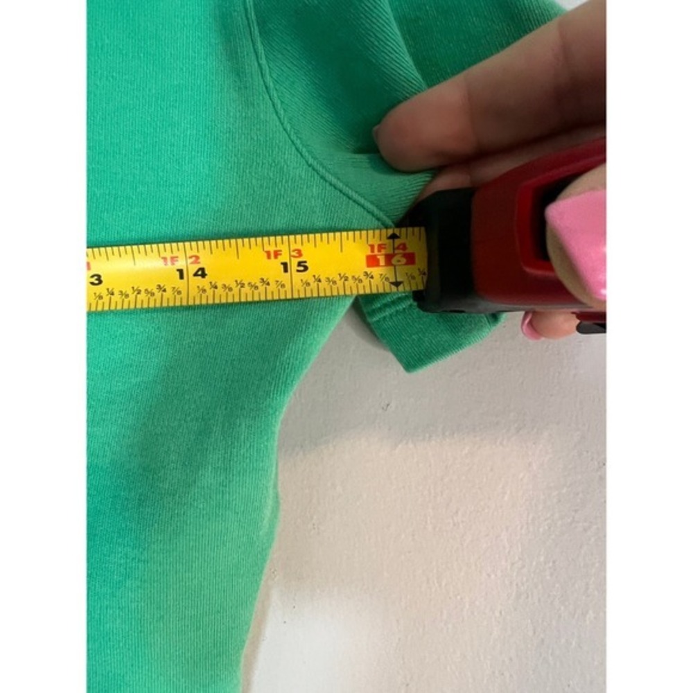 Nike Sportswear‎ Women Green Ribbed Cropped Polo Shirt DV7884-363 Mens S - Picture 5 of 7